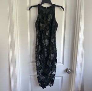 ALEXIA ADMOR Black Lace Dress, XS